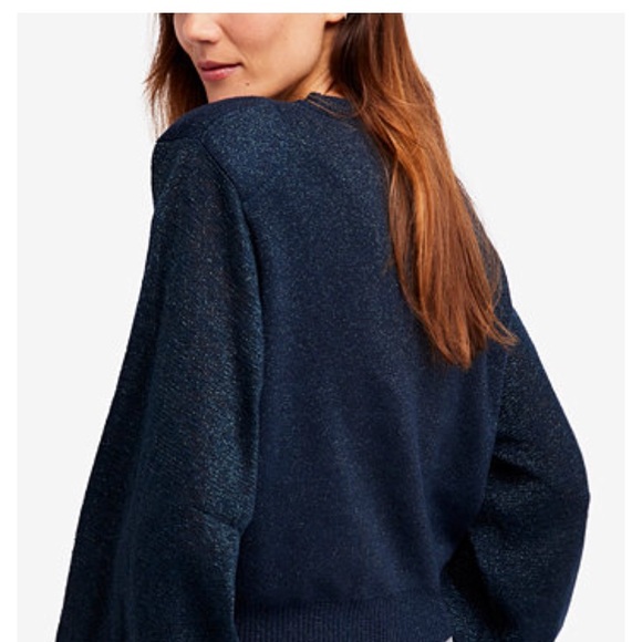 Free people let it shine balloon-sleeve sweater - Picture 2 of 2